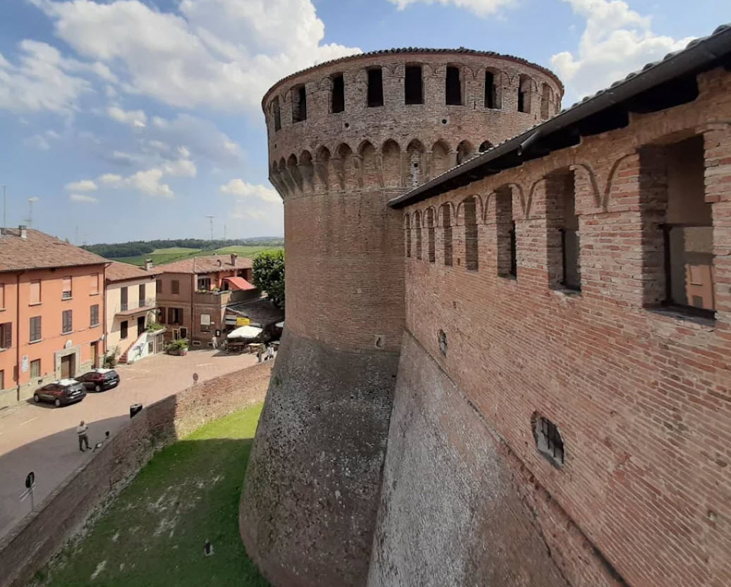 Sforza Castle in Dozza, Italy